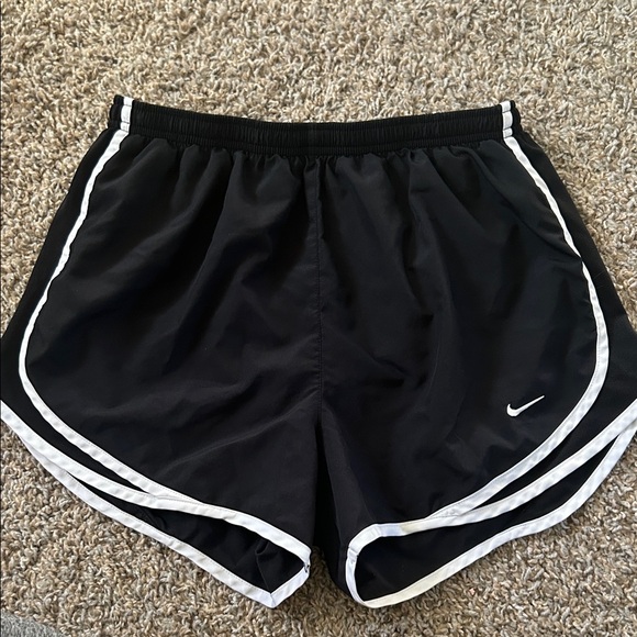 Nike Pants - Nike Women's Black and White Athletic Shorts